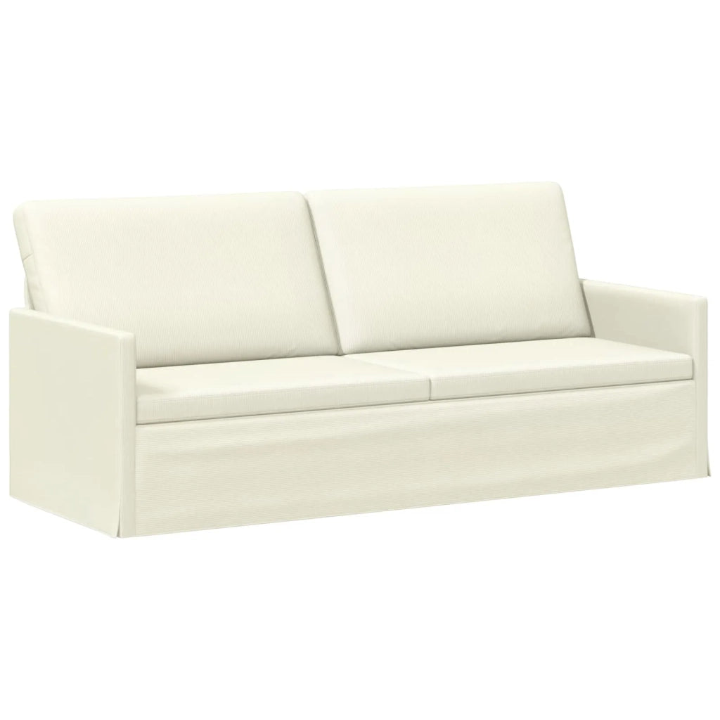 Set di divani 2 pcs Crema Tessuto in Cords 3433256