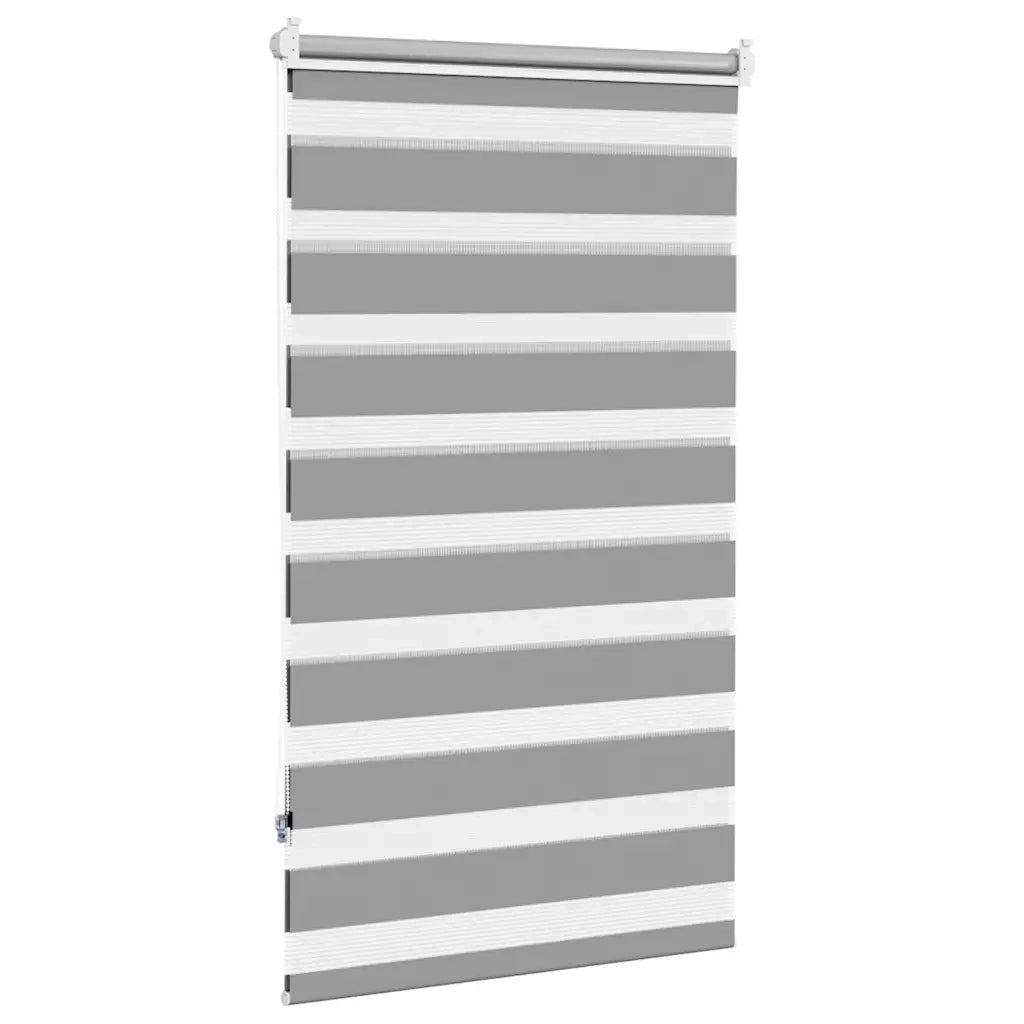 Tenda a rullo zebra 70,9x120 cm Tessuto Larghezza 66,7 cm grigio 240195