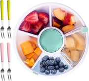 Snack spinner con 5 cassette - Snack box con ganci rotante resistente alla lavastoviglie.