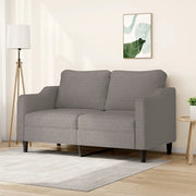Divano a 2 Posti-Sofa 2 Posti Tortora 140 cm in Tessuto 516498