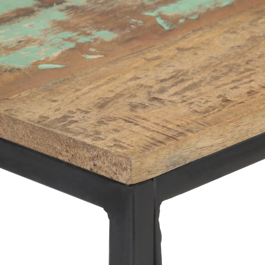 Tavolo Consolle 110x35x75 cm in Legno Massello di Recupero 320248