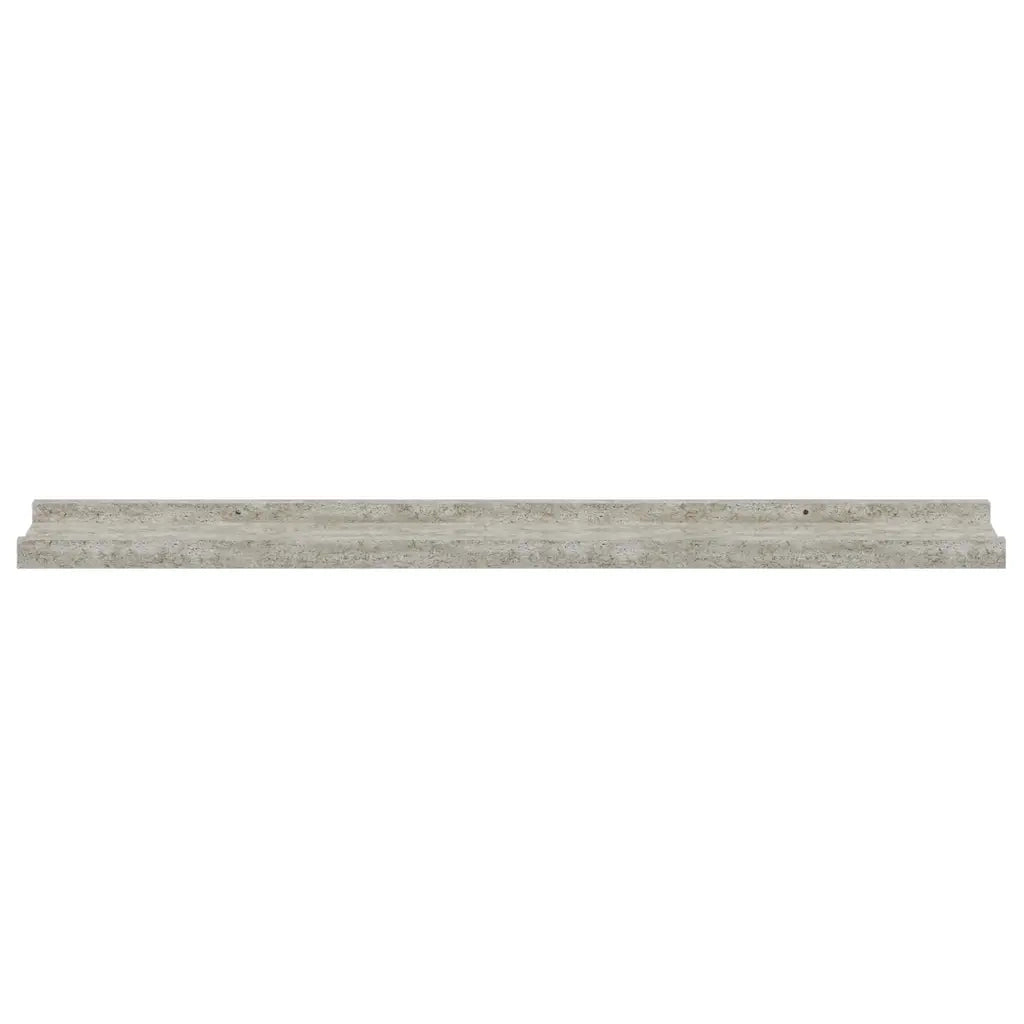 Mensole da Parete 2 pz Grigio Cemento 80x9x3 cm cod mxl 48792