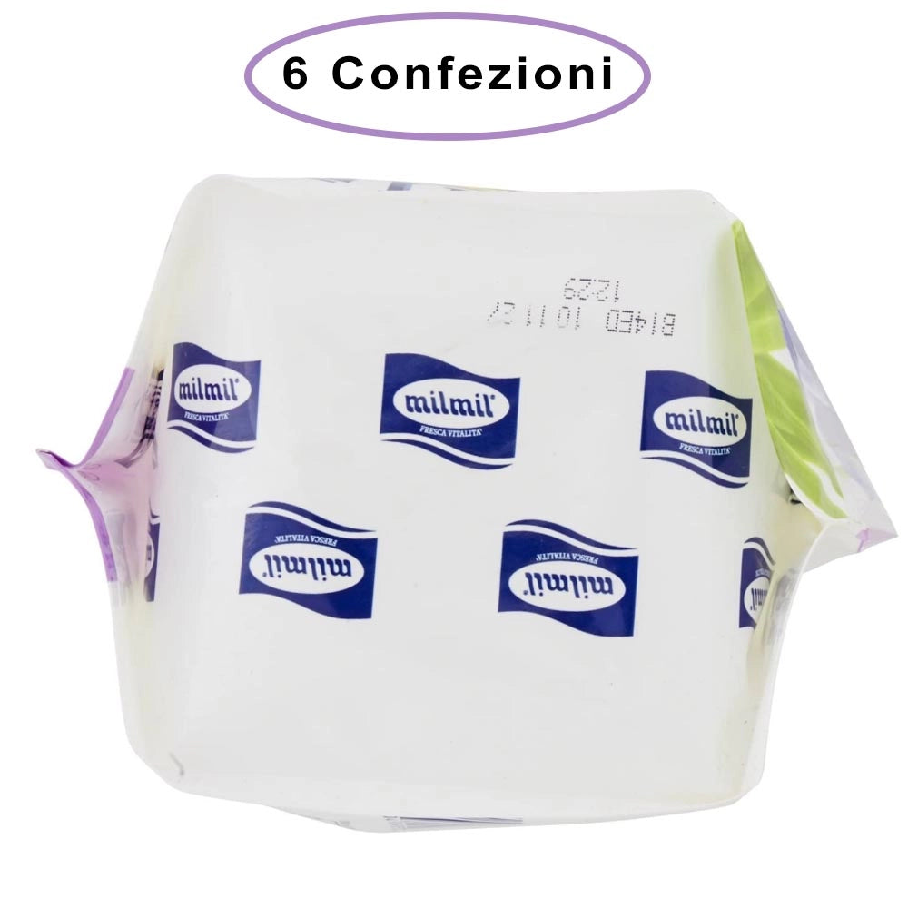Mil mil sapone liquido talco & iris ricarica maxi risparmio 6 confezioni da 2000 ml
