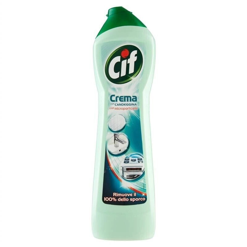 SET 16 CIF CREMA ATTIVA CON MICROPARTICELLE E CANDEGGINA IN FORMATO DA 500 ML