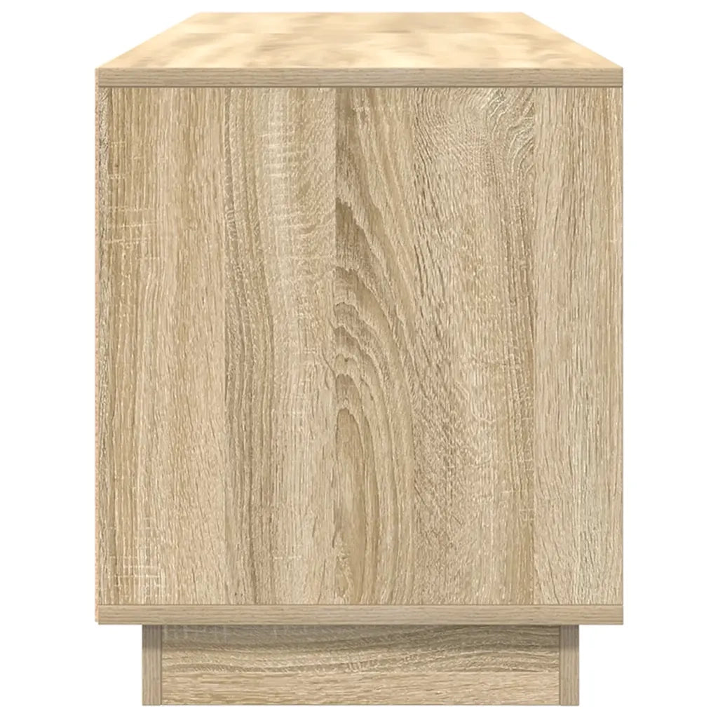 vidaXL Mobile Porta TV con Luci LED Rovere Sonoma 160,5x41x50 cm
