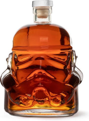Karaf trasparente a 750 ml con chiusura a vite per whisky, Bourbon, Scotch, Gin - adatto a uomini e donne