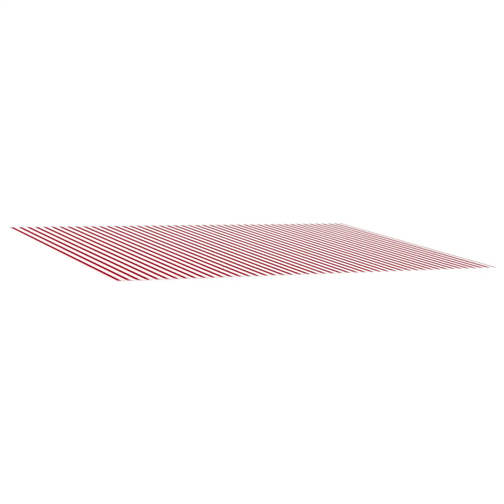 Telo di ricambio per tenda da sole Rosso e Bianco 600 × 350 cm 3444316