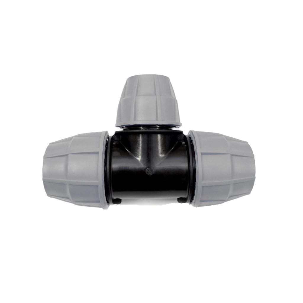 Tee Ridotto a 90° Ikaro Raccordo per Polietilene 40 x 32 x 40 F