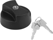 Cappuccio serbatoio carburante con 2 chiavi di blocco per Land Rover Defender 87-98 STC4072 nero.