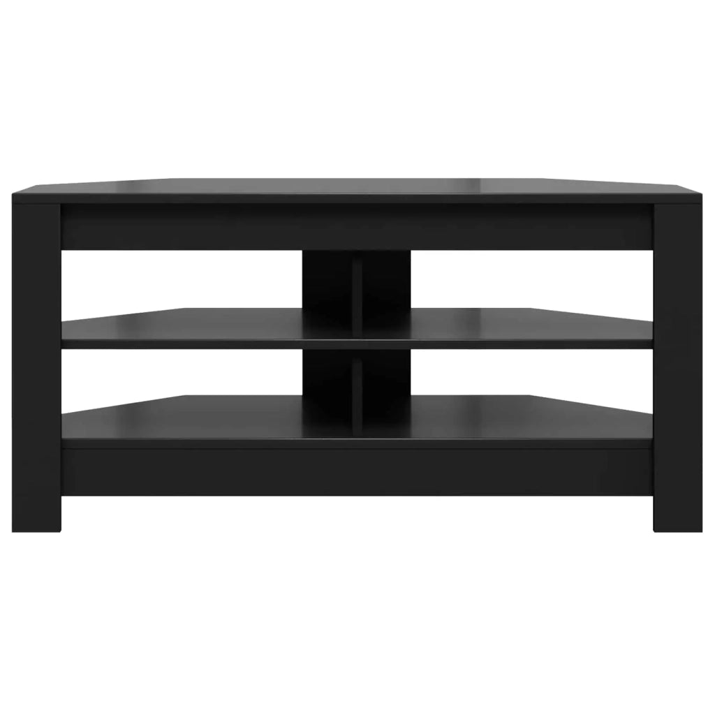 MobileTVAngolare 102 x 40,5 x 45 cm Nero Legno ingegnerizzato 889776