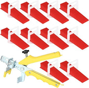 Sistema di livellamento 601 pezzi - Livellatore 1,5 mm - 500 pezzi di guida - 100 pannelli riciclabili - 1 punterello - Livellamento efficiente per la posa dei mattoni - Kit per la posa dei mattoni