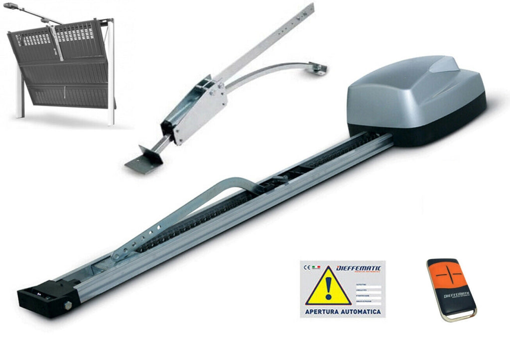 AUTOMAZIONE APRIPORTA CLEAR BASCULANTI BOX GARAGE SARACINESCA TELECOMANDO 24V #2