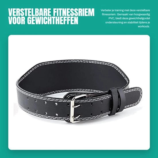 Cintura di allenamento flessibile - Cinturone per sollevamento pesi - Cintura in PVC per palestra - Supporto per prevenire strappi - Miglioramento della stabilità centrale - Duraturo e resistente