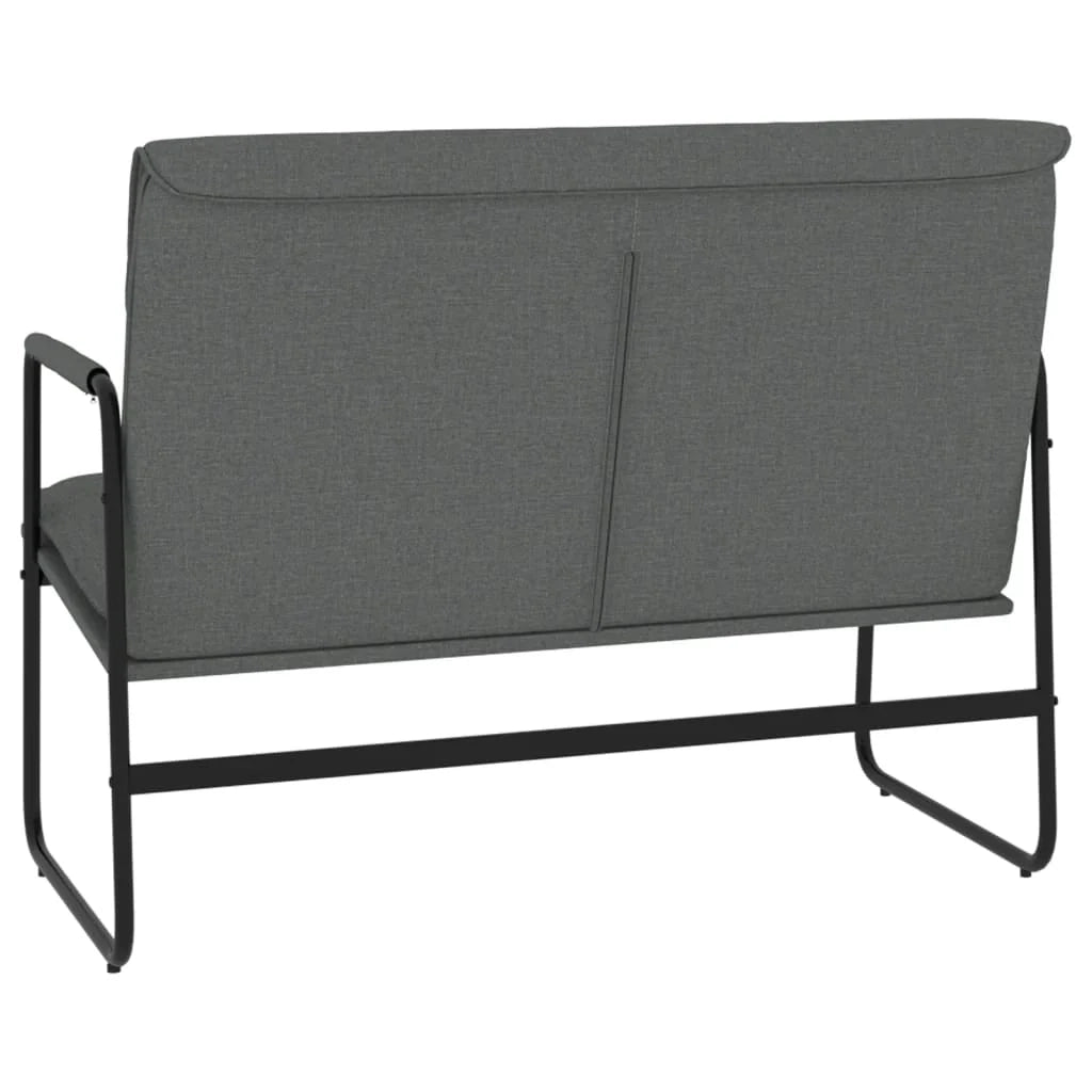 Panca/panca 100 x 64 x 80 cm tessuto grigio scuro 02_0010566