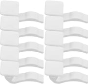 Supporti radiatori 10 pezzi - Accessori radiatori - Set di fissaggio - Hanger radiatori - Design elegante - Materiale plastico duraturo - Spazio risparmiato