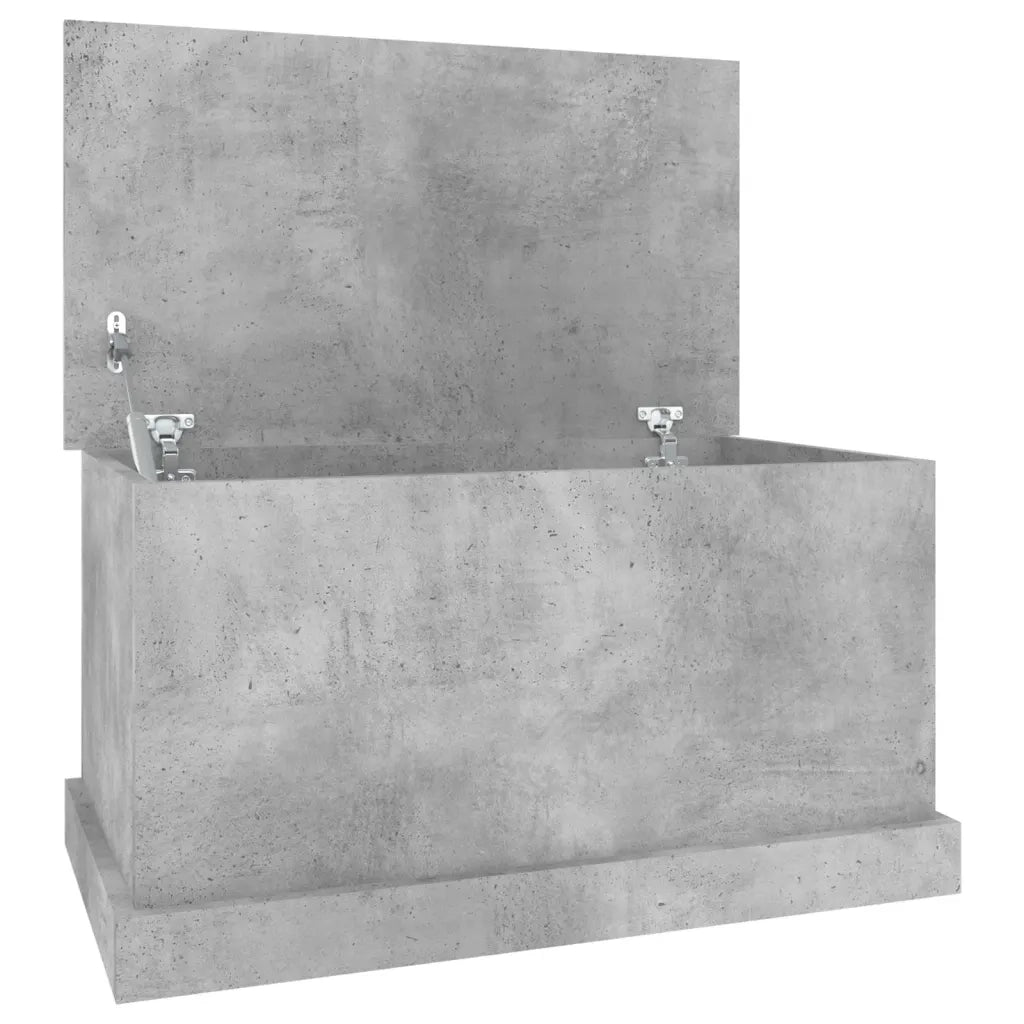Contenitore Grigio Cemento 70x40x38 cm in Legno Multistrato 816508
