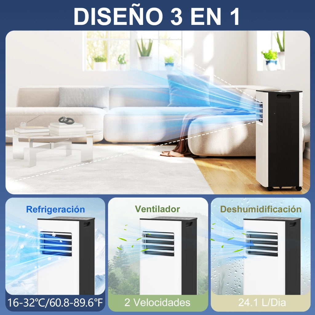 Condizionatore Portatile 9000 BTU ¨C zephmum ¨C Bianco