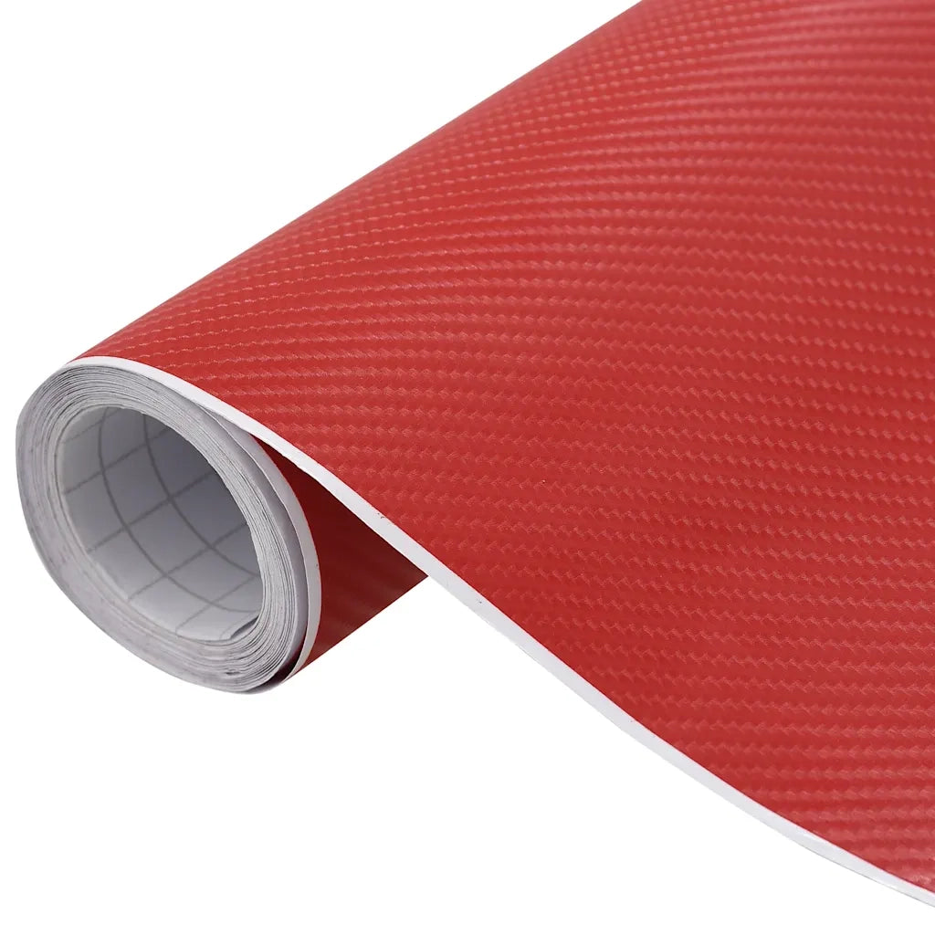 Pellicole per Auto 2 pz 4D Rosse 100x150 cm CFW7262034