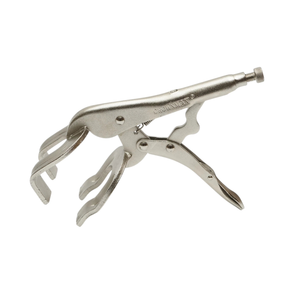 Pinza autobloccante Crownman con ganasce a U da 250 mm per saldatura