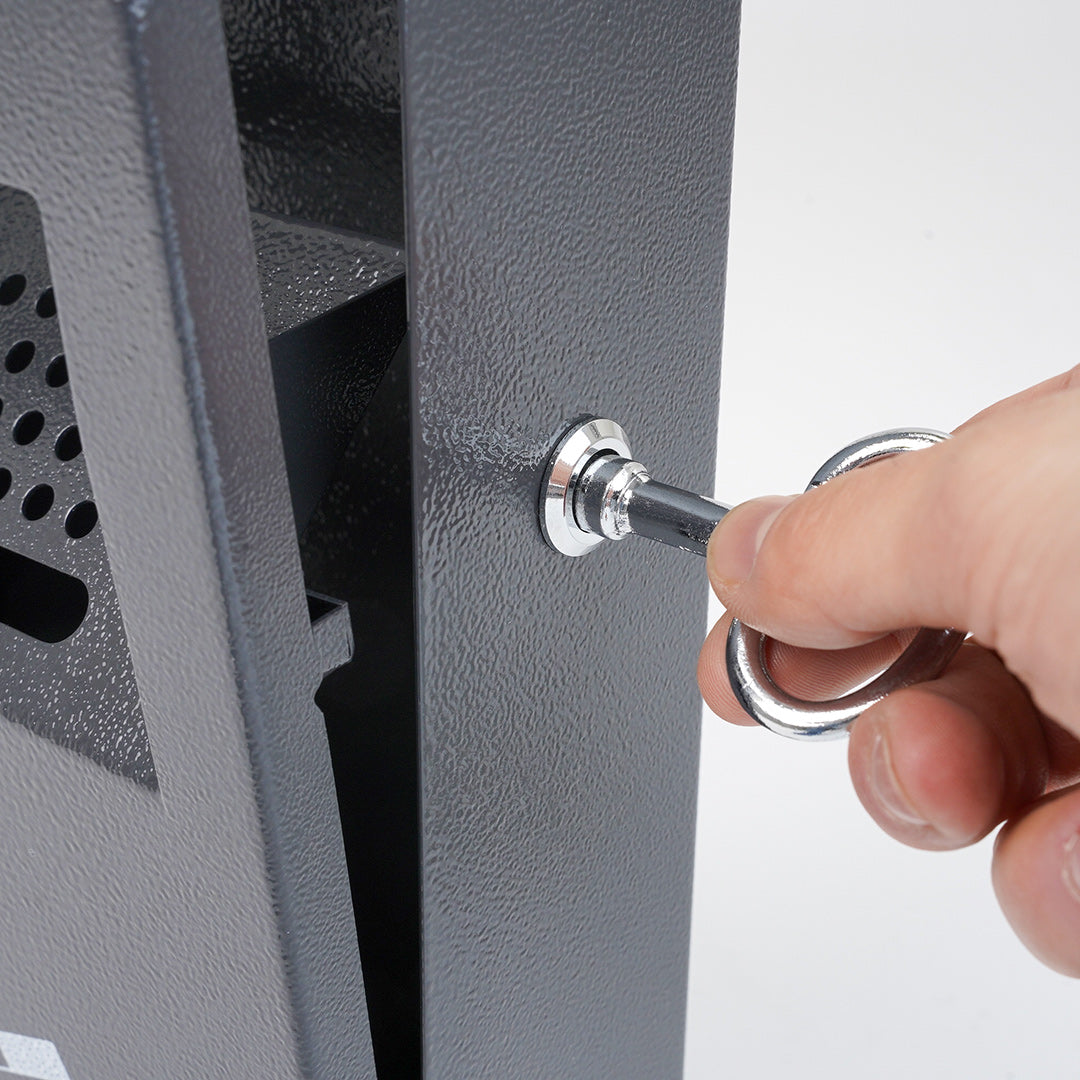 Posacenere da Parete 20x36x7 cm in Metallo Antracite