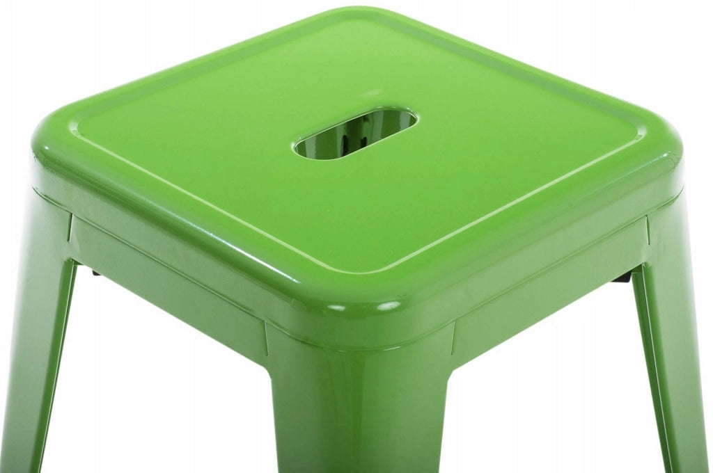 Set 4 Panchetti Impilabili Armin In Metallo verde