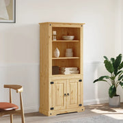 Credenza in Legno di Pino Messicano Corona Range 80x40x170 cm 243734