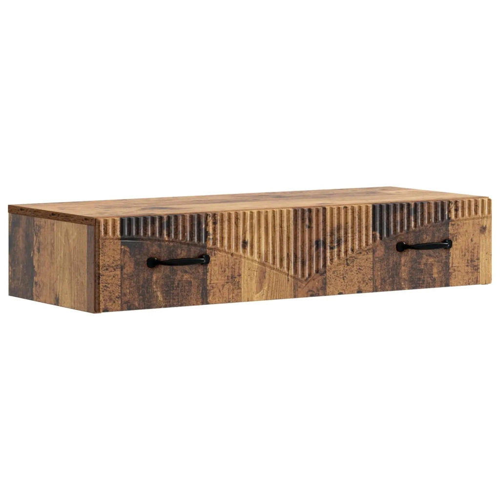 Tavolino da Parete Laterale Legno antico 87,5 x 34,5 x 17 cm 899013