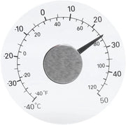 Termometro esterno per finestra - Impermeabile - Senza batterie e facile da applicare - 11cm - Giardino e orto - Temperatura precisa
