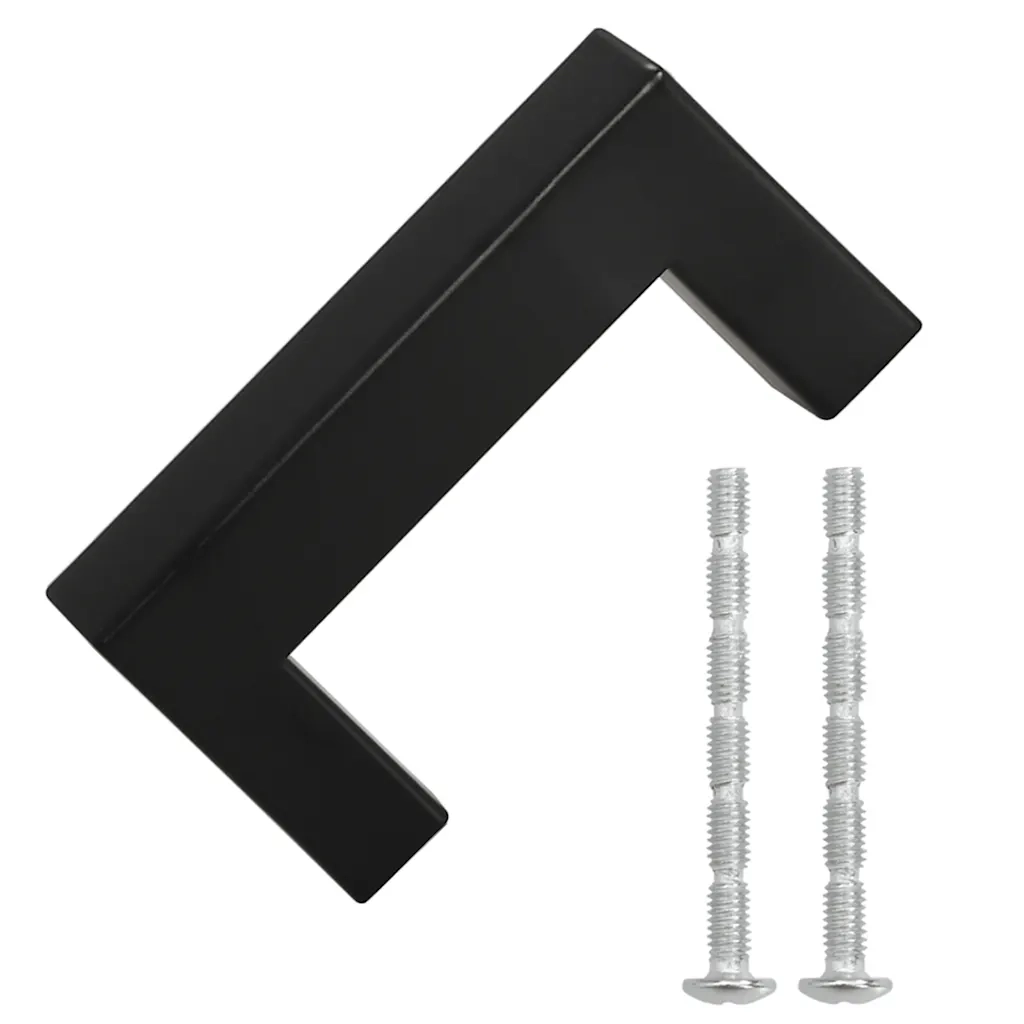 Maniglie per Mobili 10 pz Nere 64mm in Acciaio Inox CFW2228516
