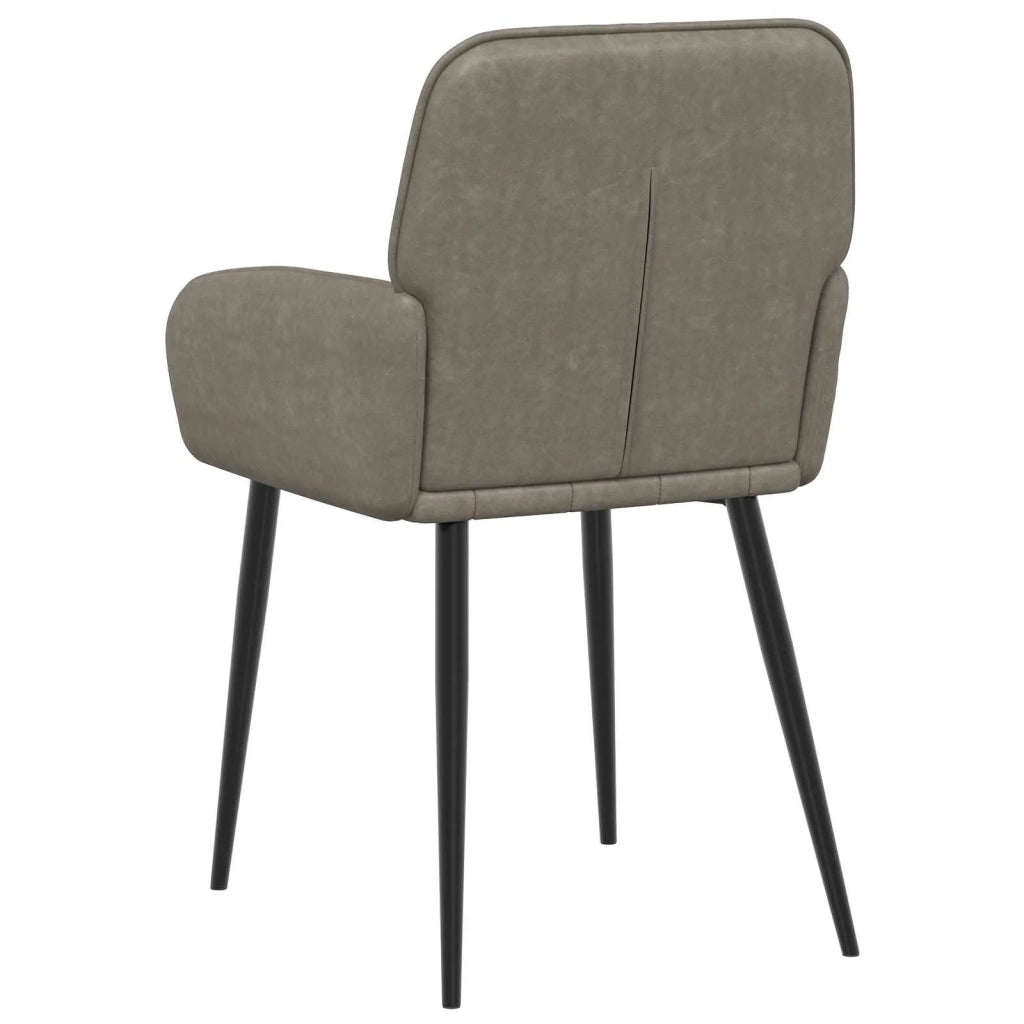 Sedie da pranzo 4 pcs Similpelle Grigio 56,5 x 50 x 86 cm 3428187