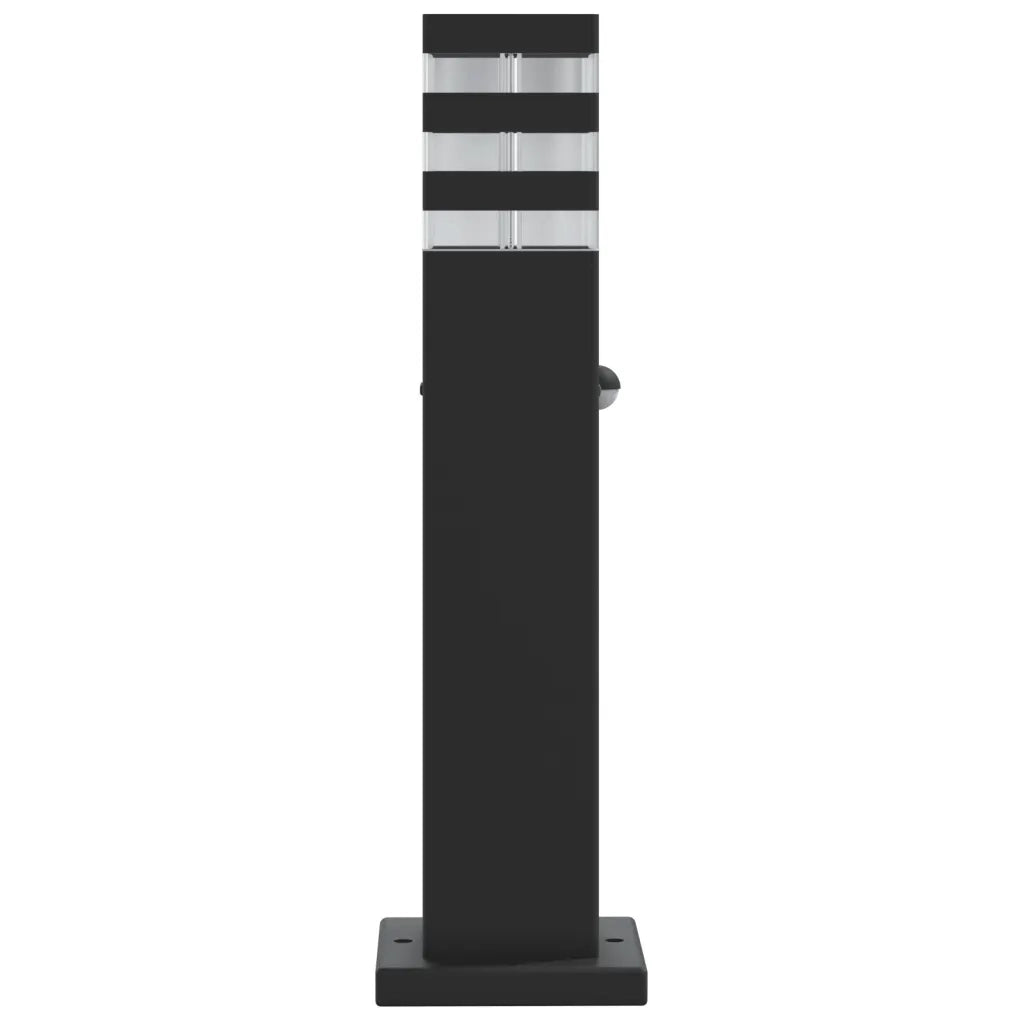 Lampada da Terra per Esterni con Sensore Nera 50cm in Alluminio CFW1827568