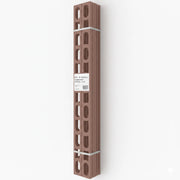 Profili in alluminio verniciato colore 136 a l per finitura parete proangle *** pezzi 10 pz, confezione 1
