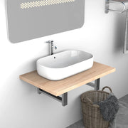 vidaXL Mobili da Bagno Rovere 60x40x16,3 cm