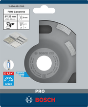 Mola a tazza diamantata Bosch PRO Concrete 125 mm
