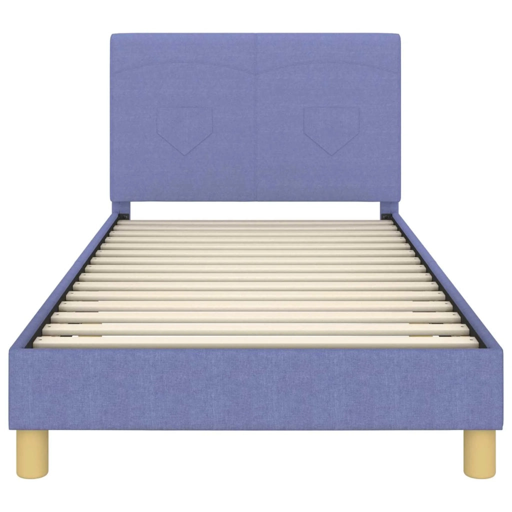 Struttura letto bambini con testata Blu jeans 90 x 190 cm