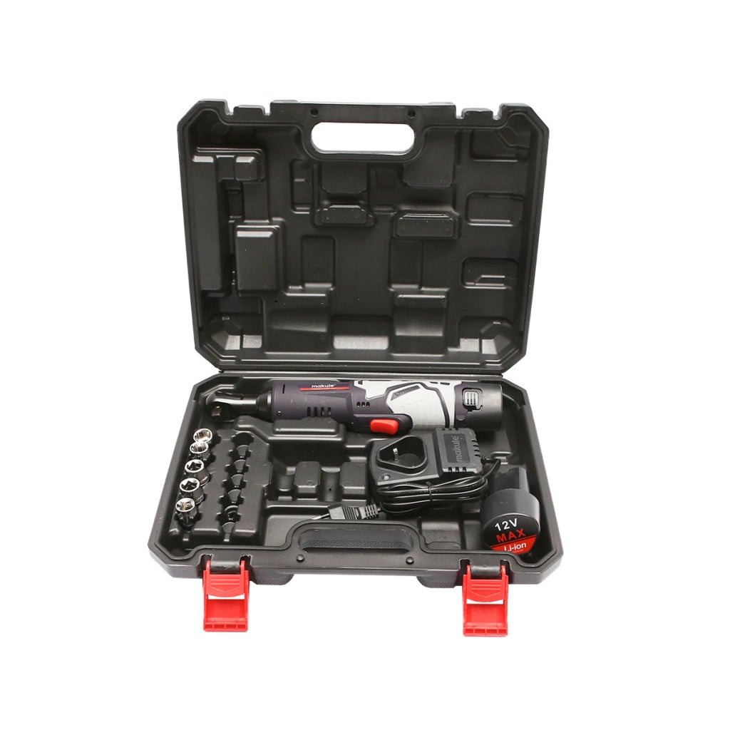 Trainer a cricchetto reversibile con batteria da 12 V, 45 Nm, 0-250 giri/min Makute
