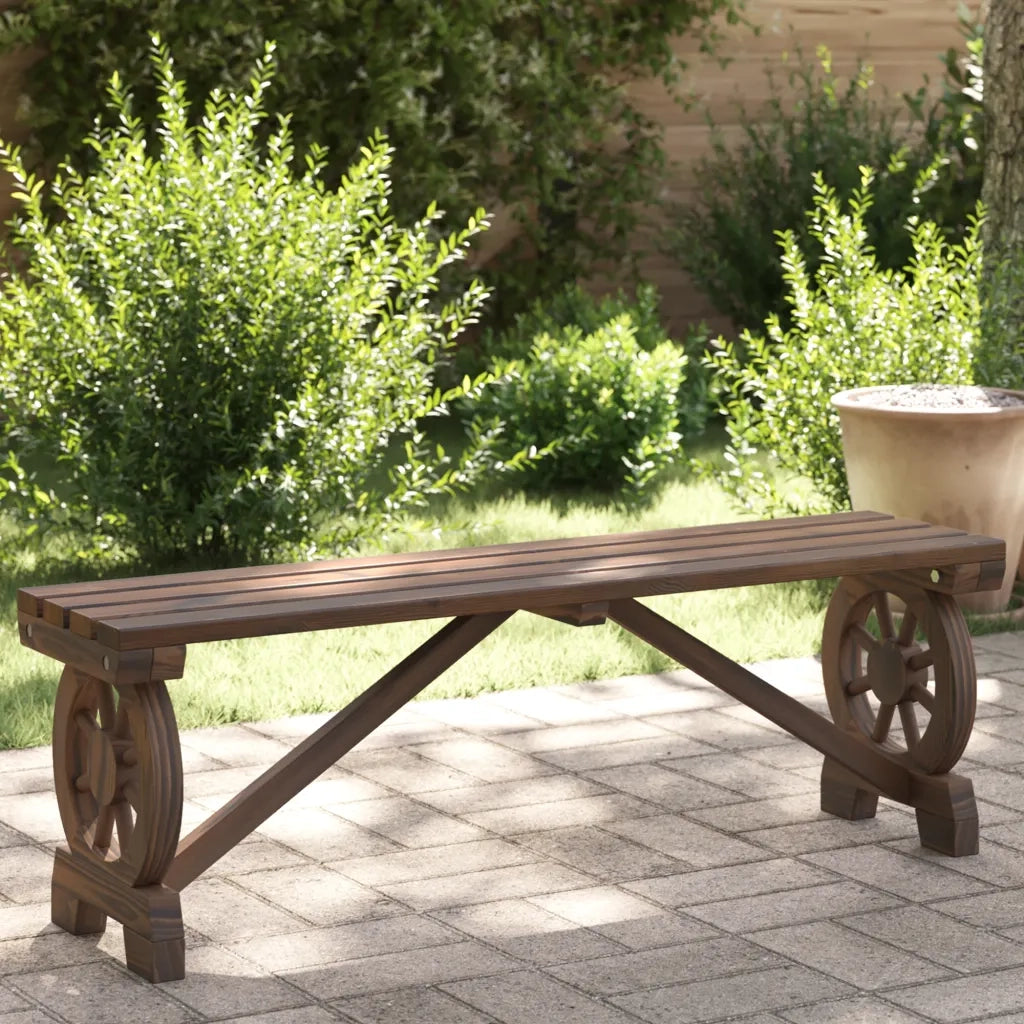 Panca da Corridoio-Sgabello-Panca da esterno 115 cm in Legno Massello di Abete 577862