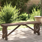 Panca da Corridoio-Sgabello-Panca da esterno 115 cm in Legno Massello di Abete 577862