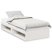 Dormeuse con Materasso Bianco 100x200 cm Legno Massello Pino 3324593
