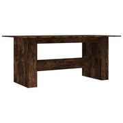 Tavolo da Pranzo | Tavolo da cucina Rovere Fumo 180x90x76 cm Legno Multistrato
