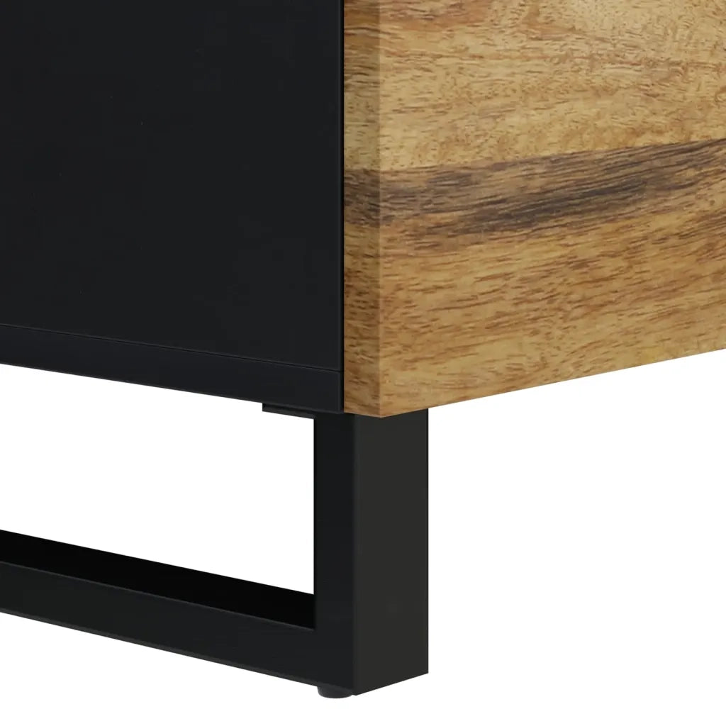 vidaXL Credenza con 2 Ante 80x33x75 cm in Legno Massello di Mango