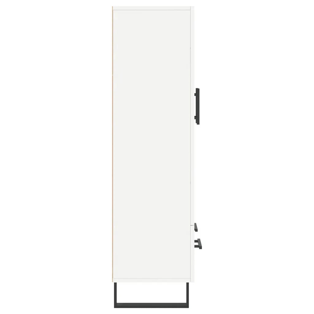 Credenza | Madia | Buffet da pranzo | Armadio da pranzo Bianca 69,5x31x115 cm in Legno Multistrato