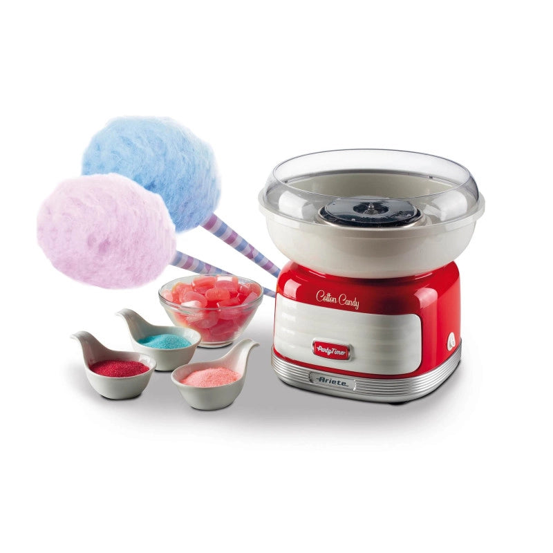 Macchina per Zucchero Filato - Compatibile con Zucchero Semolato e Caramelle Dure - 500 Watt - Rosso