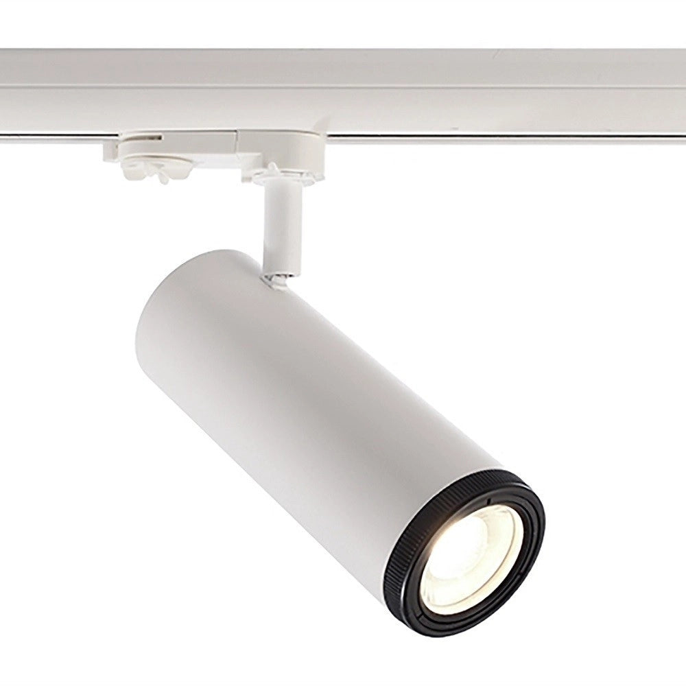 Trade Shop - Faretto Track Led Cob 14 Watt Binario Trifase Luce 3000k 4000k Orientabile 230v -