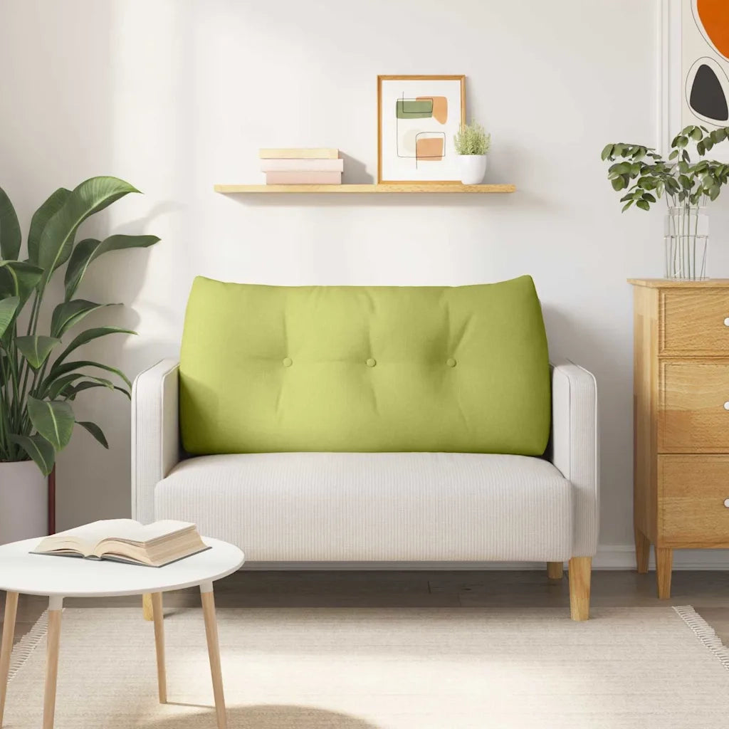 Cuscino per Schiena | Cuscino dorsale Verde chiaro 100 x 24 x 50 cm Tessuto