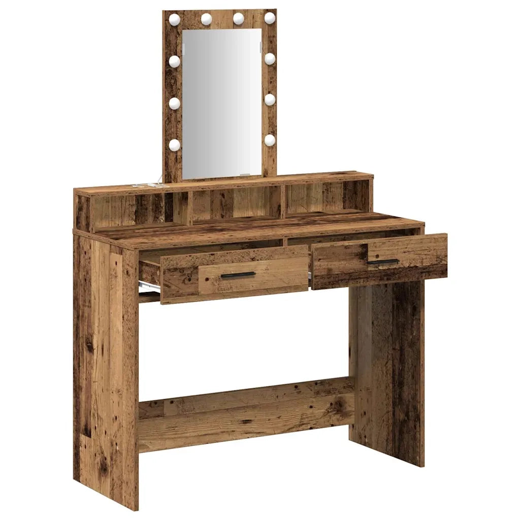 Tavolo da Trucco Marrone 100 x 41 x 140 cm Legno multistrato 865179