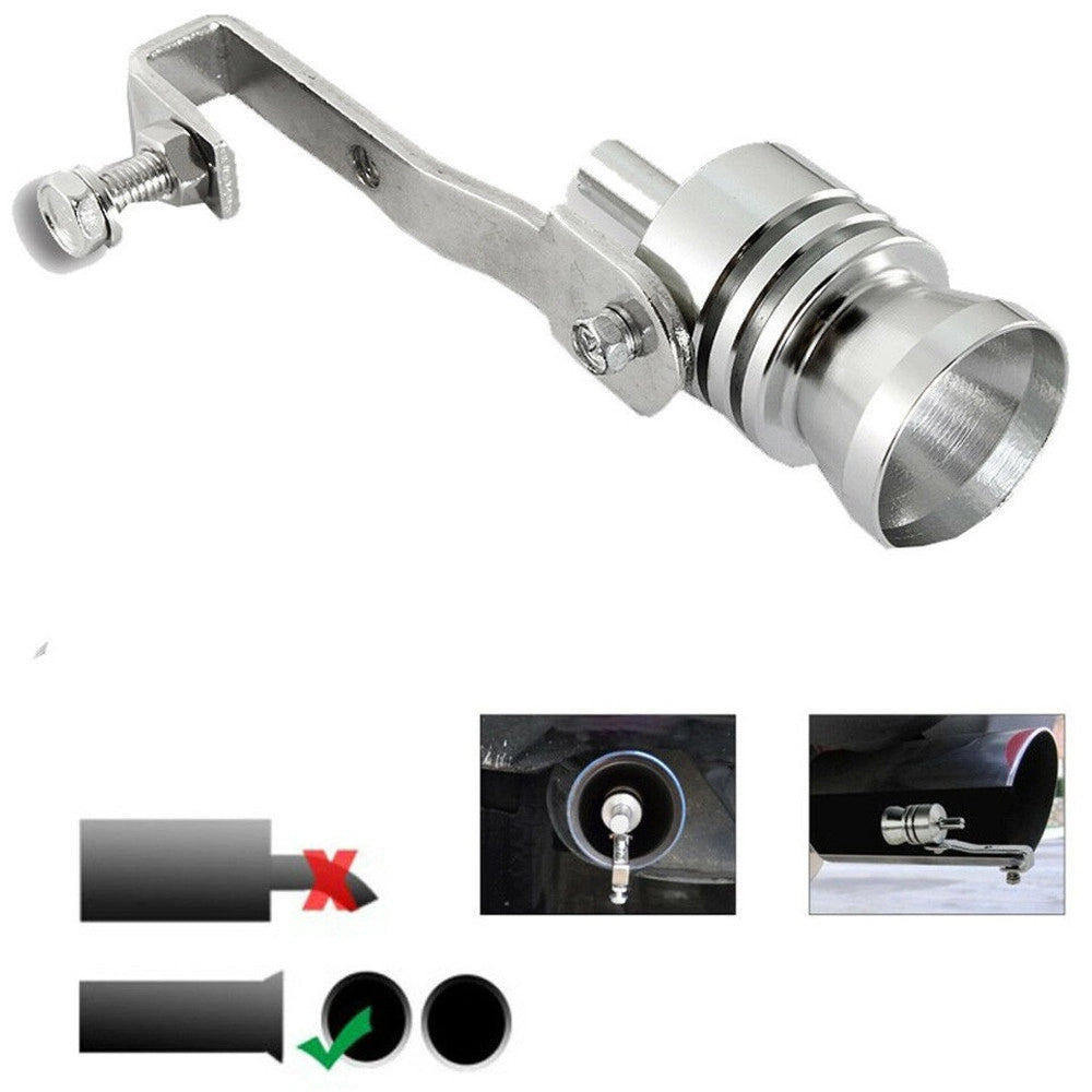 Trade Shop - Auto Tuning Kit Effetto Turbo Fischio Marmitta Terminale Turbina Suono -    L 2400cc