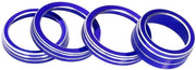 Accessori per Jeep Wrangler JL - Copertura per interruttore - Materiale in lega di alluminio - Blu - Codice 201...