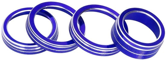 Accessori per Jeep Wrangler JL - Copertura per interruttore - Materiale in lega di alluminio - Blu - Codice 201...