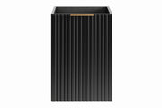 Mobile sotto piano 40 cm con cesto portabiancheria Adel Black 40 x 57 x 46 cm